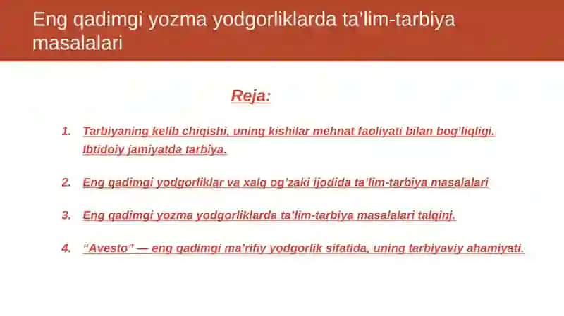 Umumiy pedagogika fanidan tayyorlaganTaqdimoti 2