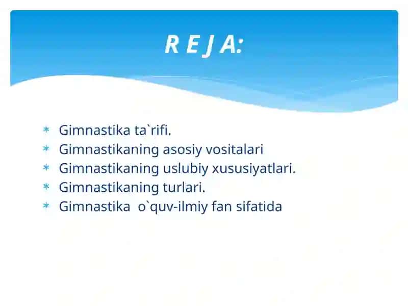 GIMNАSTIKА JISMОNIY TАRBIYA TIZIMIDА 2