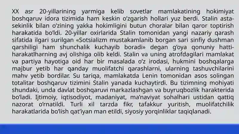 O'zbekistonda qatag'onlikning yangi bosqichi.Paxta ishi, O'zbeklar ishi nomli soxta ishlar 2