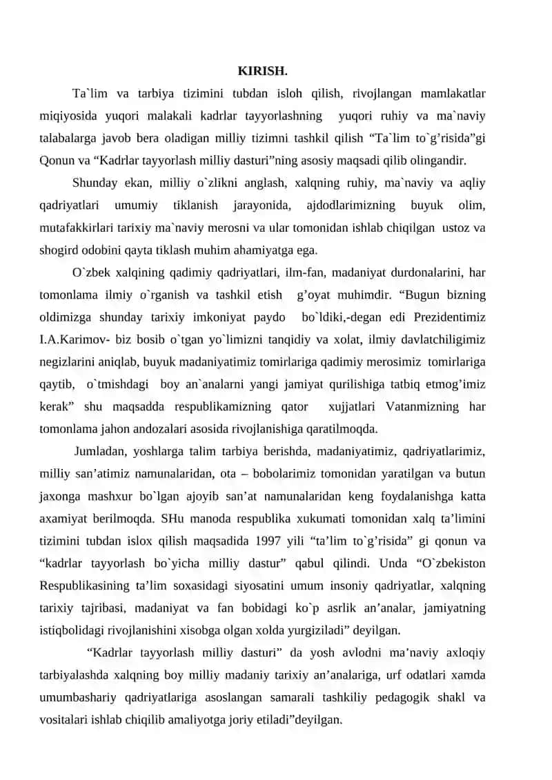 Pedagogik texnologiya kontseptsiyasi va zamonaviy pedagogik texnologiyalar 2