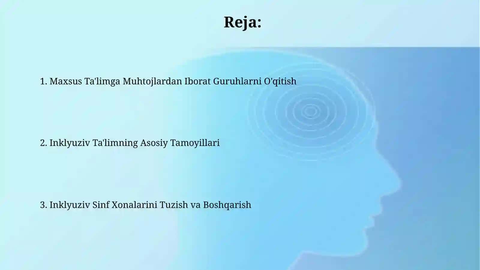 Maxsus Ta'limga Muhtojlardan Iborat Guruhlarni O'qitish 2
