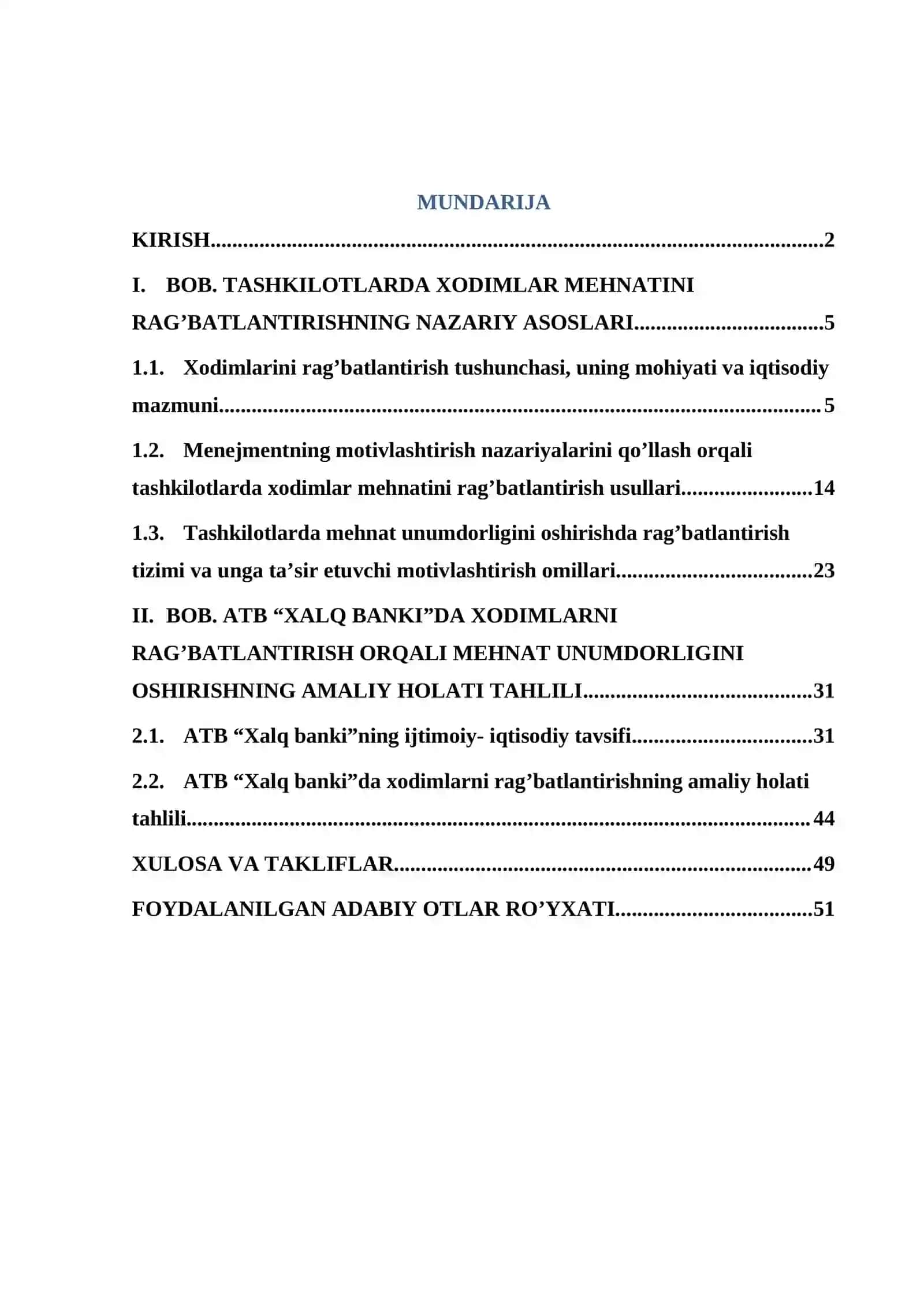 Kadrlar menejmenti yonalishi 2-kurs talabasi Qahhorov Shohruxning 2