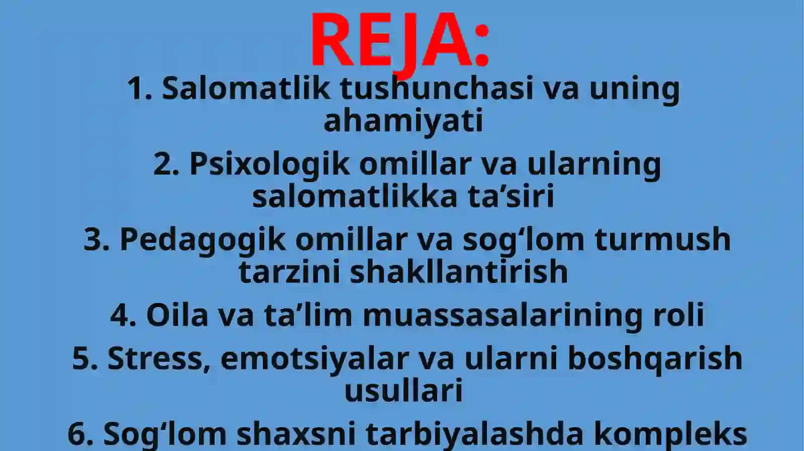 Salomatlikni ta’minlovchi zarur psixologik-pedagogik omillar 2