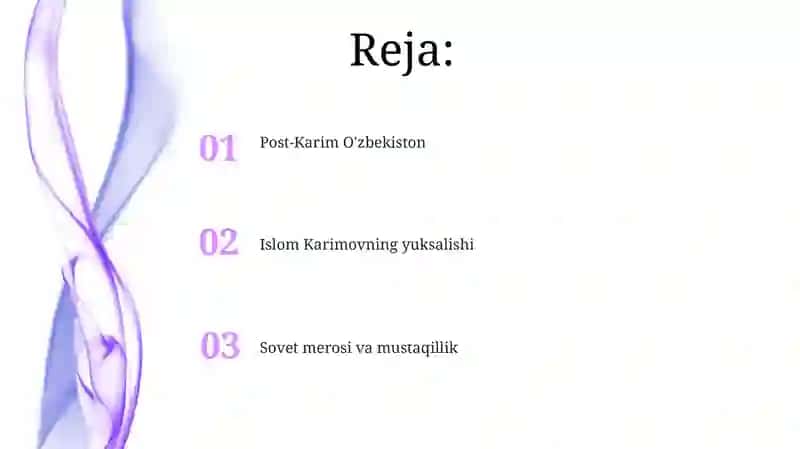 O'zbekistonning eng yangi tarixi 2