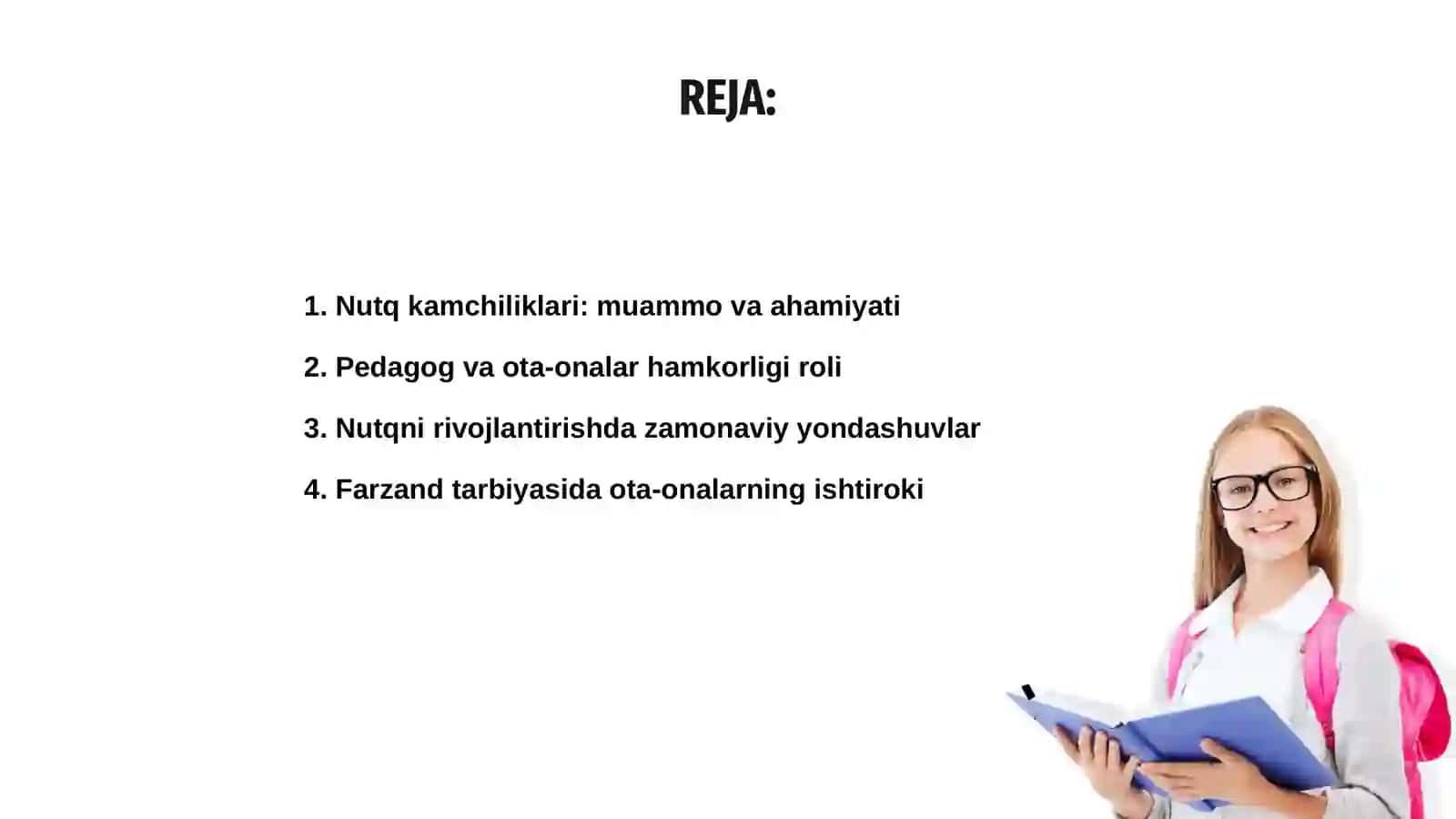 Nutq kamchiliklarini bartaraf etish jarayonida pedagoglar va ota-onalarning oʻzaro hamkorligini tashkil etish usullari 2