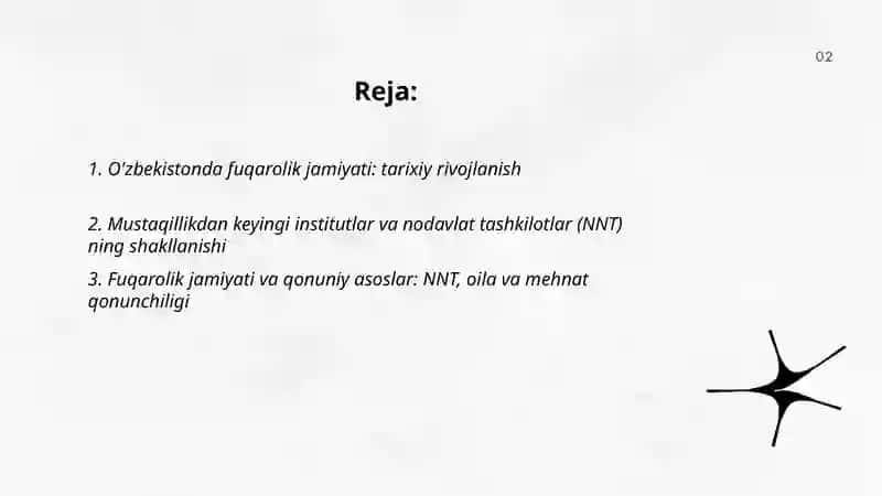 O'zbekistonda fuqarolik jamiyati: tarixiy rivojlanish 2