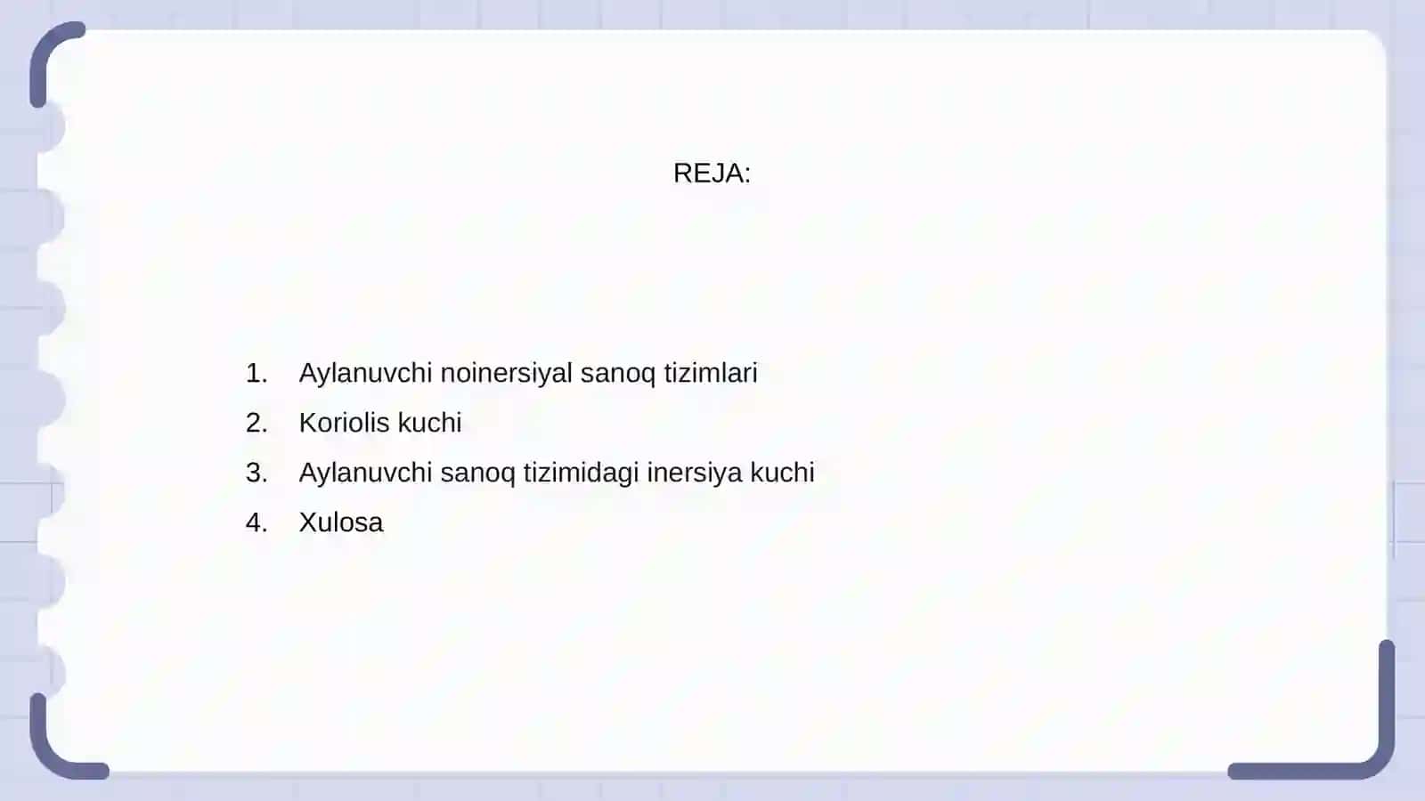 aylanuvchi noinersial sanoq tizimlari 2