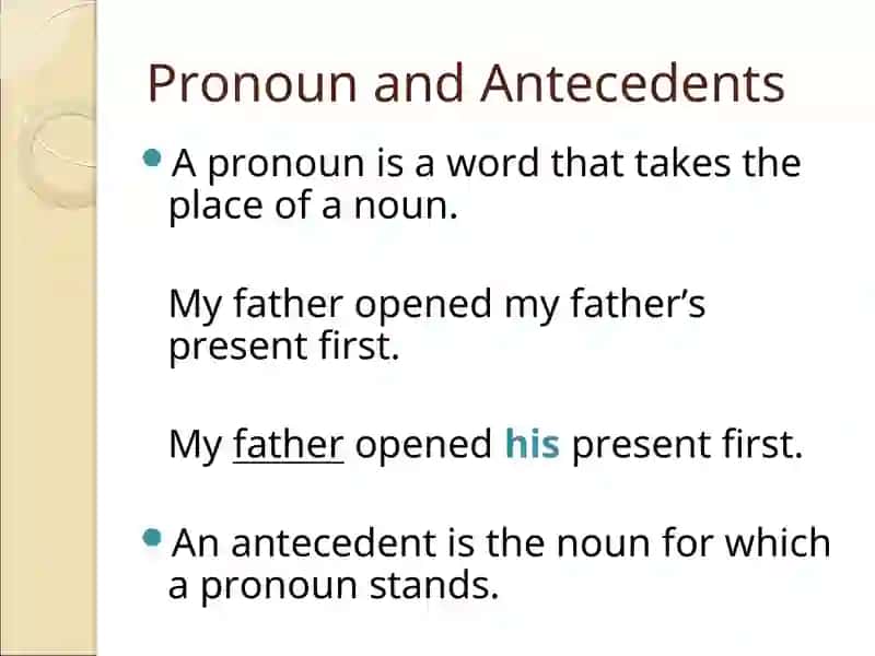 Personal Pronouns 2