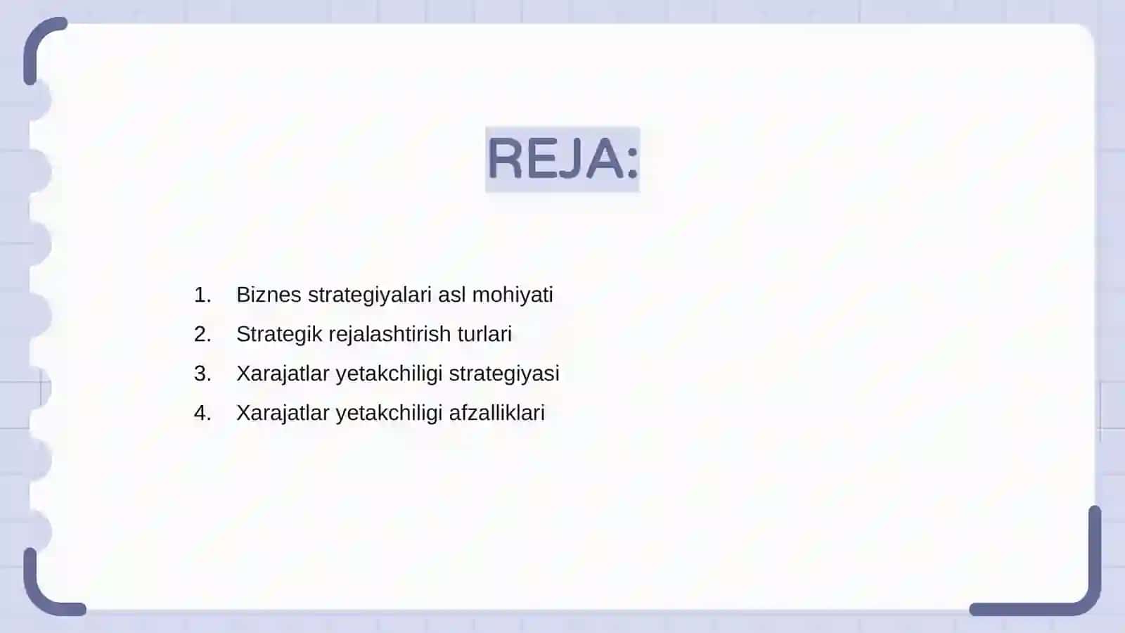 Biznes strategiyalari xarajatlar yetakchiligi differensatsiya fokuslanish 2