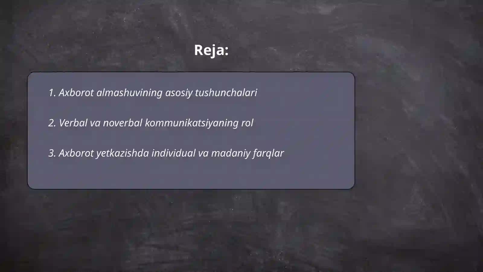 Axborot almashuvining kommunikativ xususiyati 2