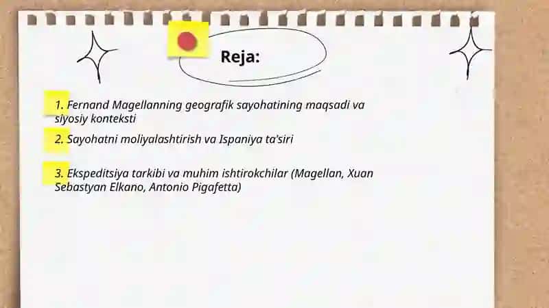 Fernand Magellannning geografik sayohati 2