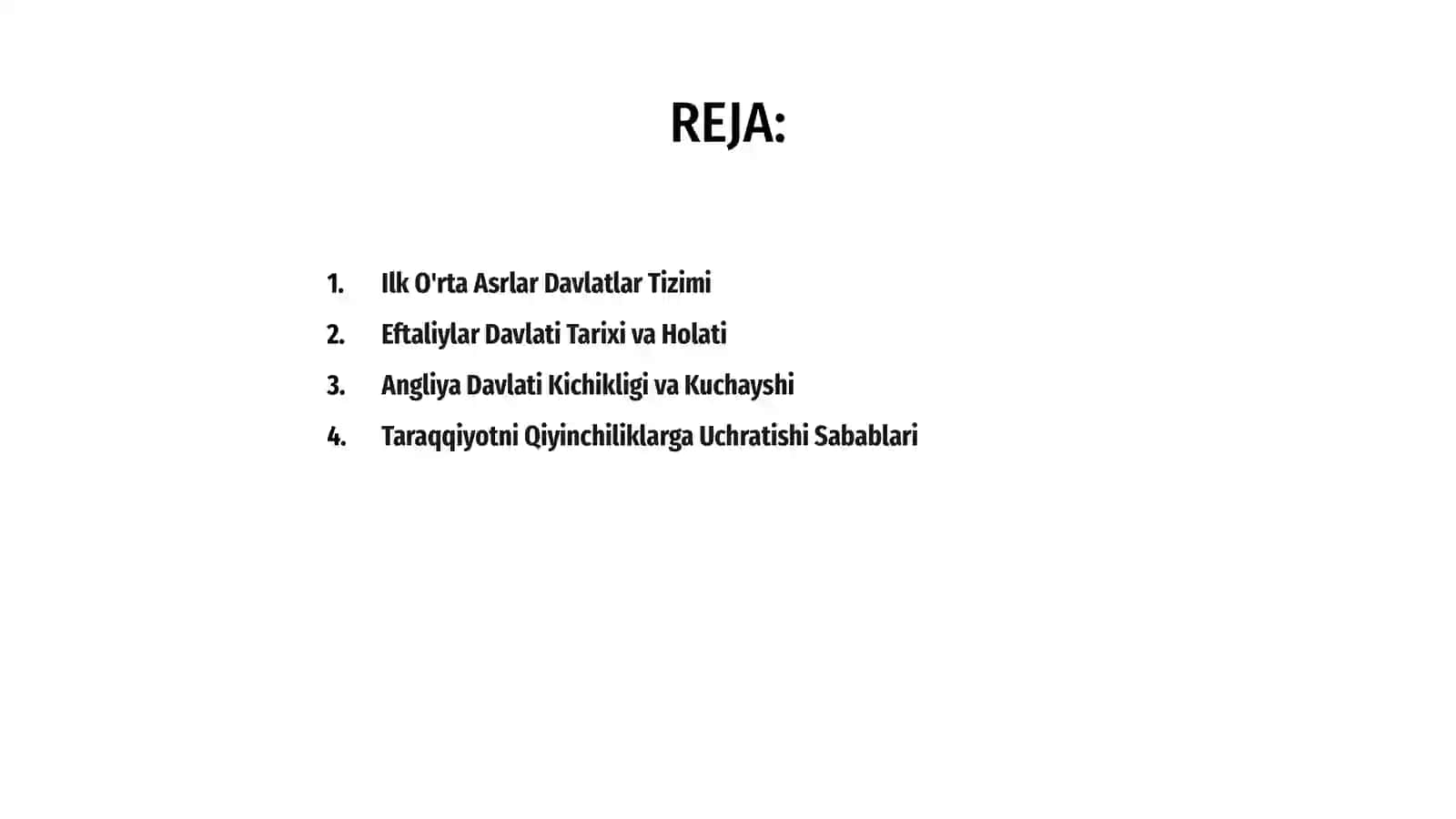 Ilk O'rta Asrlar Davlatlar Tizimi 2