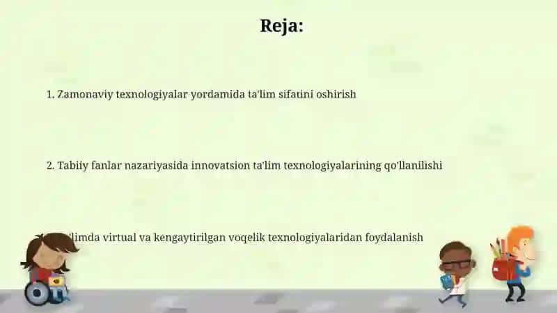 Tabiiy fanlar nazariyasida innovatsion ta'lim texnologiyalaridan foydalanish 2