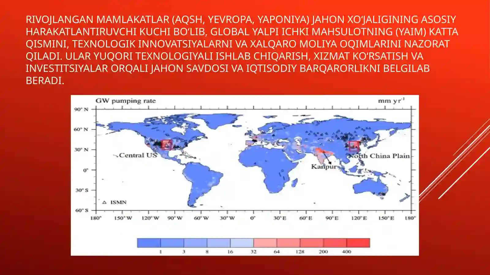 JAHON XO‘JALIGIDA RIVOJLANGAN MAMLAKATLARNING TUTGAN O‘RNI 2