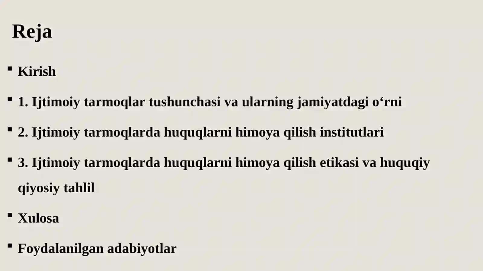 Ijtimoiy tarmoqlar va maxsus huquqlarni himoya qilish institutlari etikasi 2