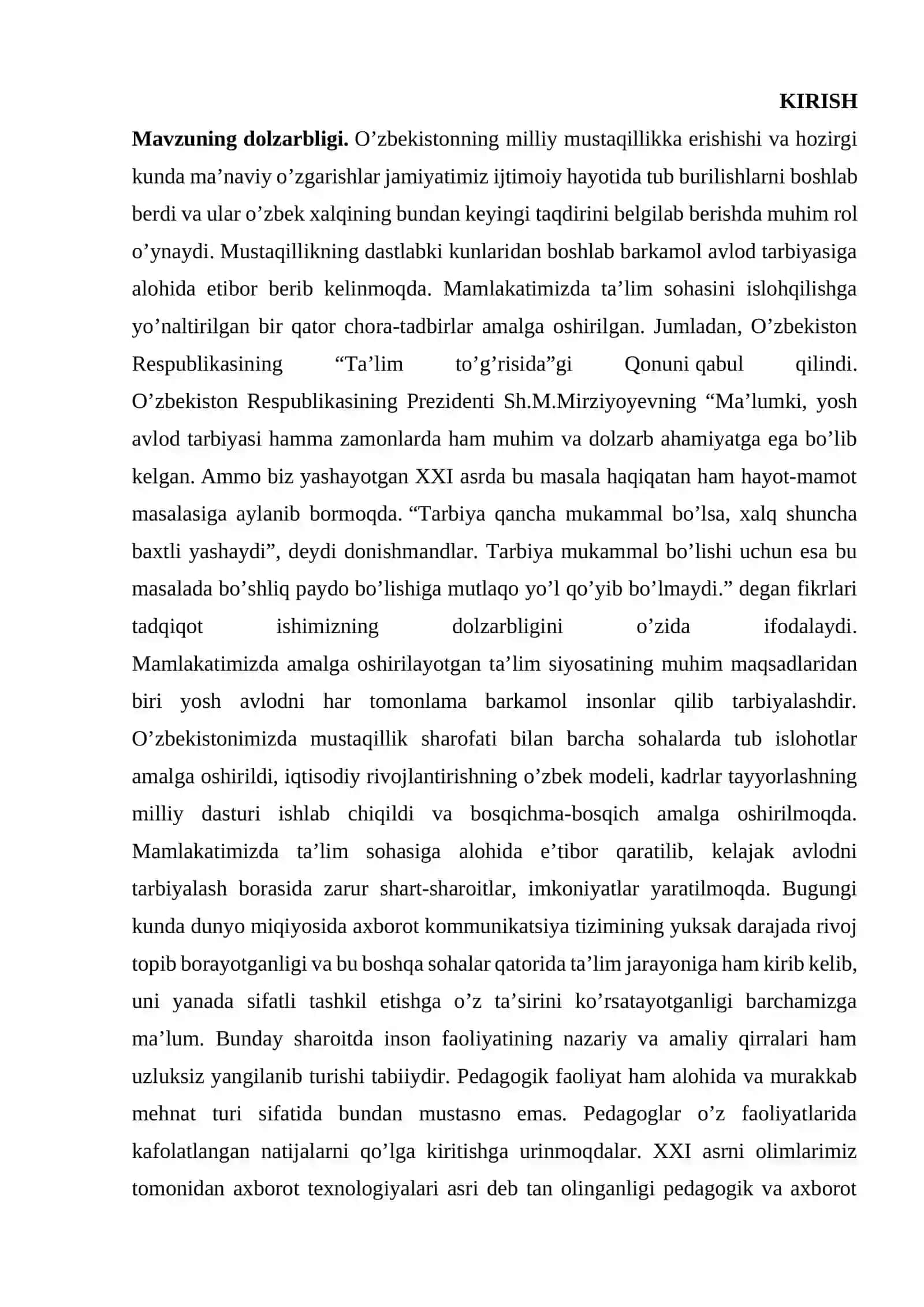 SAVOD O’RGATISH DARSLARIDA O’QUVCHILARNING MUSTAQIL ISHLARINI TASHKIL ETISH 2