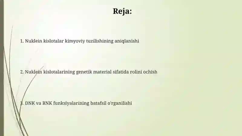 Nuklein kislotalar funksiyasining kashf etilishi 2
