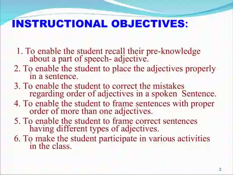TYPES OF ADJECTIVES 2