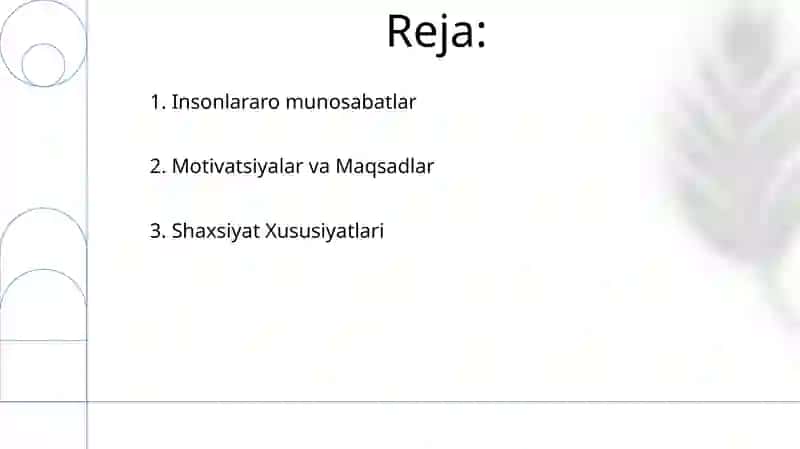 Jon haqida psixologik bilimlar 2