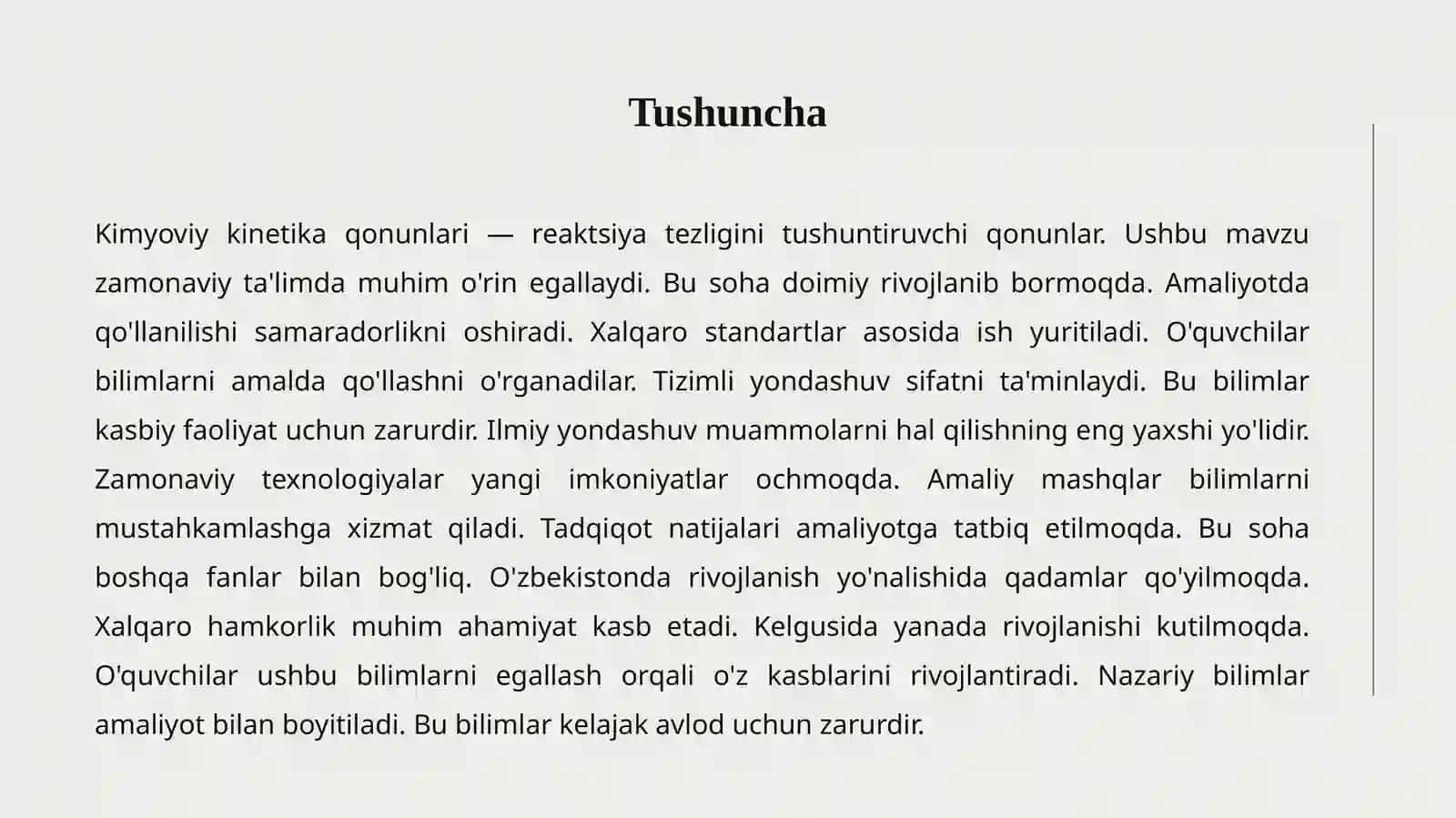 KIMYOVIY KINETIKA QONUNLARI 2