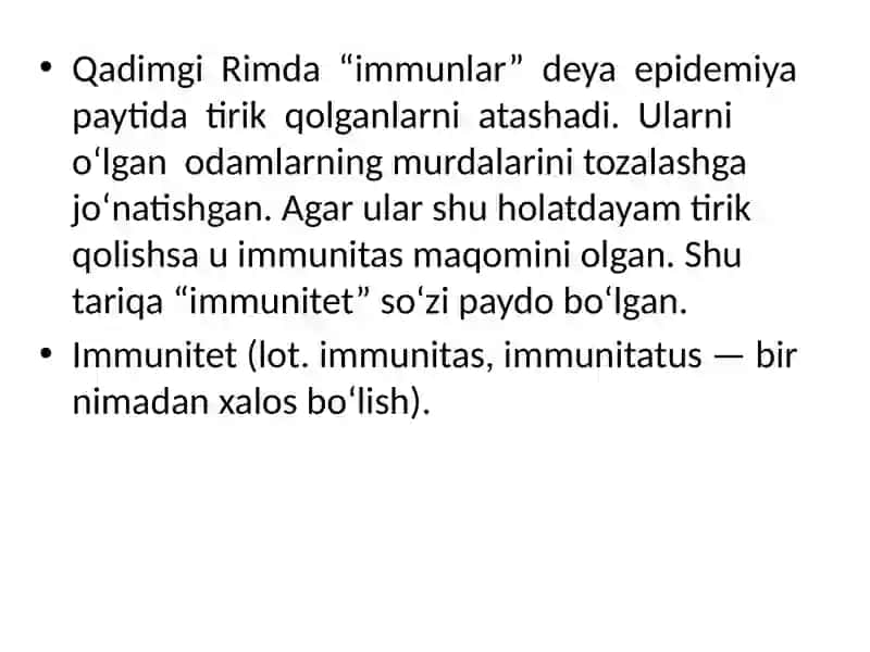 IMMUN MEXANIZMLAR 2