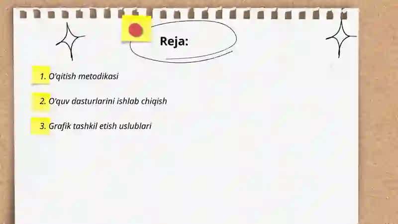 Uslubiy savodxonlik topshiriqlari 2