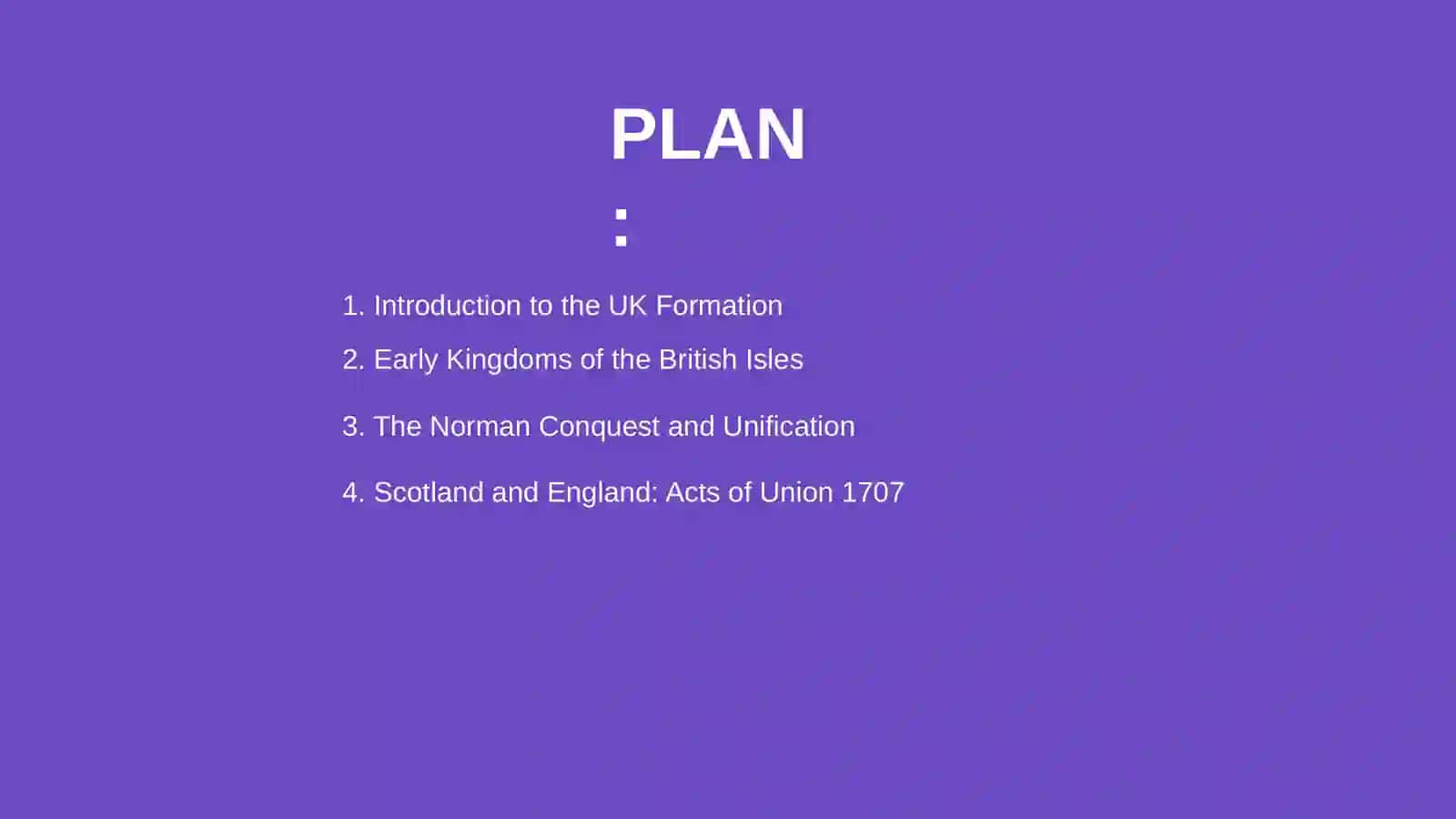 Formation of the UK 2