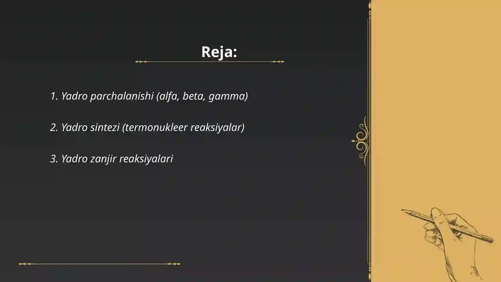 Yadroviy jarayonlar 2