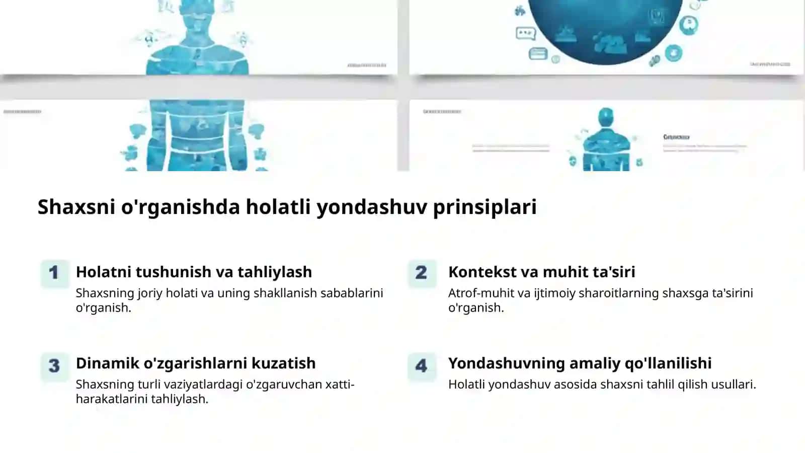 Shaxs psixologiyasi: metodologik asoslar 2