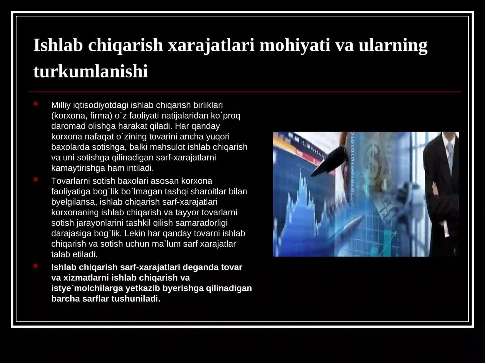 SANOAT KORXONALARIDA FOYDANI SHAKLLANTIRISH VA UNDAN SAMARALI FOYDALANISH 2