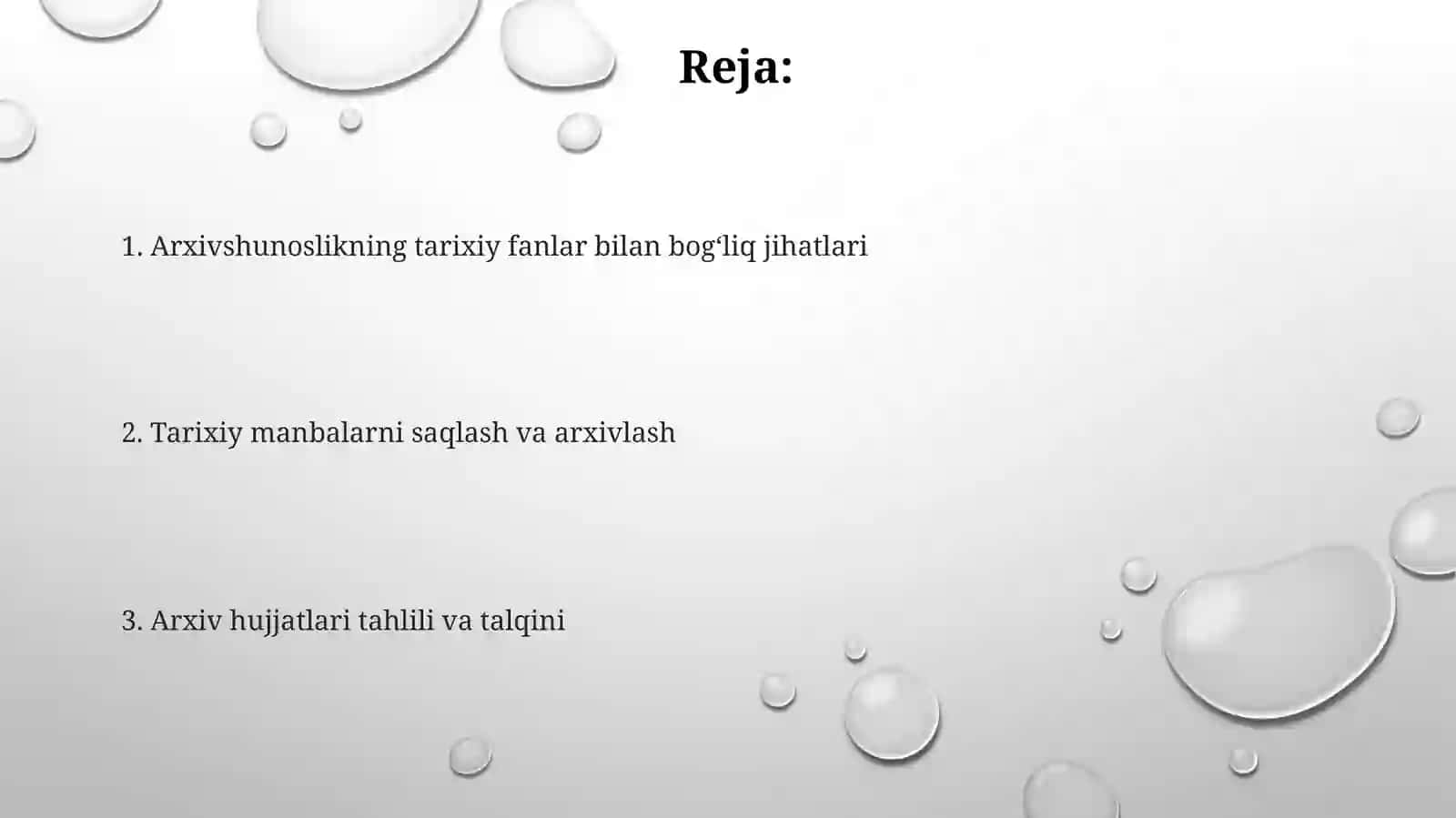 Arxivshunoslik fanining tarix fanlari bilan bogliq jihatlari 2