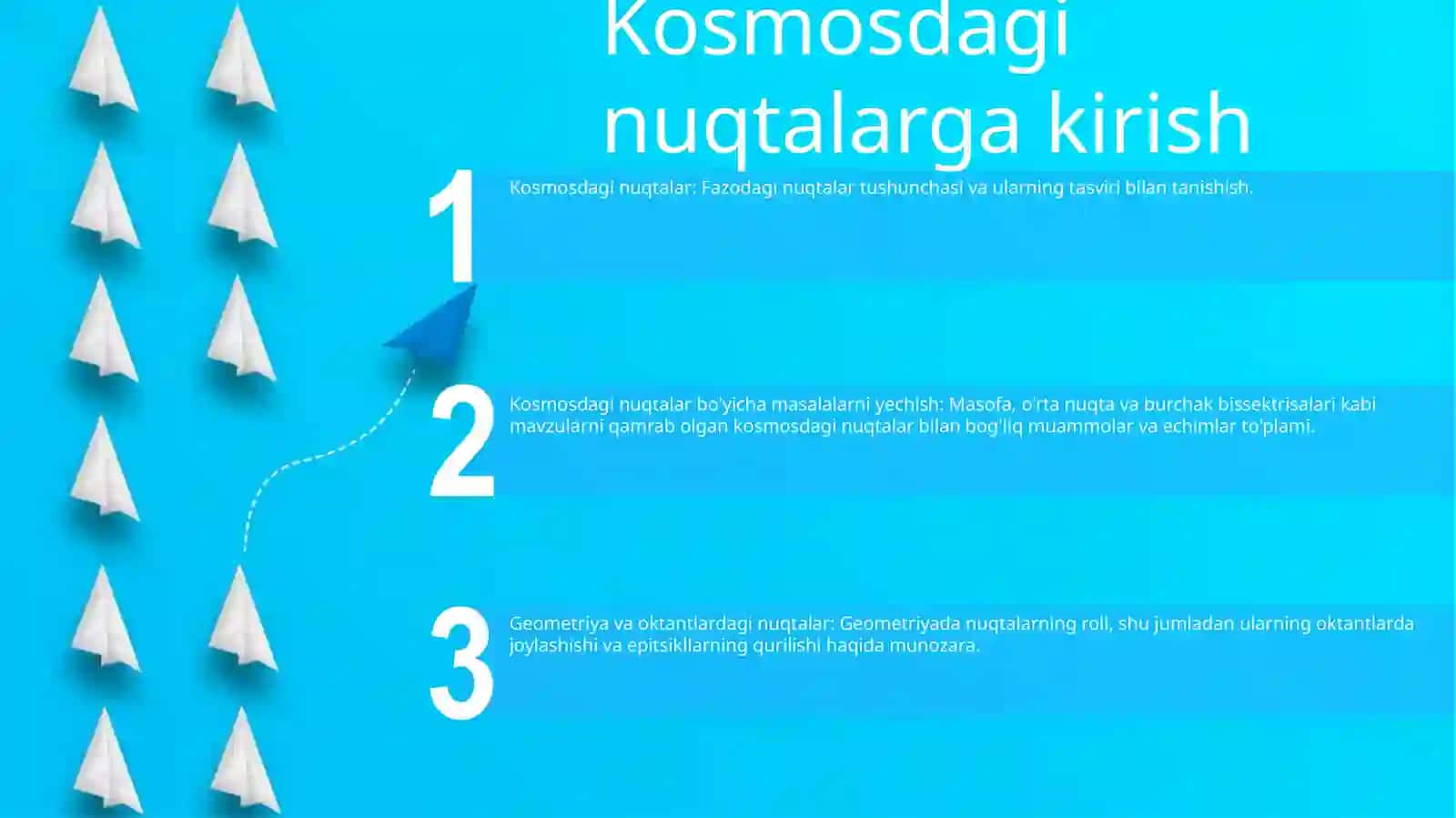 Kosmosdagi nuqtalar 2