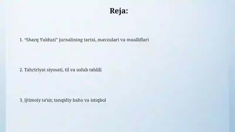 "Sharq Yulduzi" jurnali 2