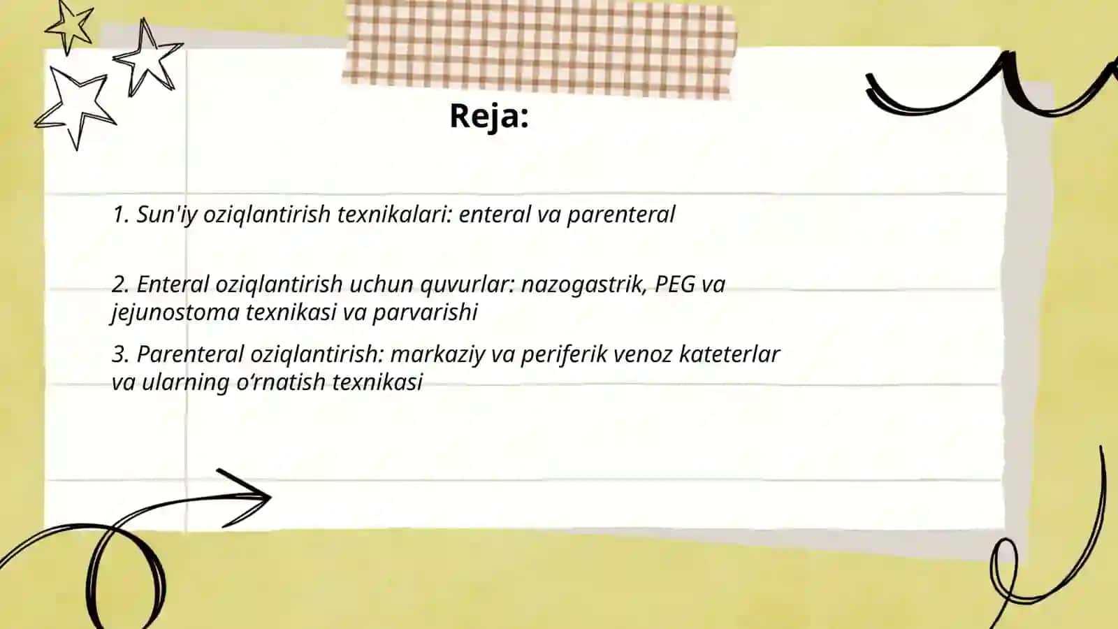 Sun'iy oziqlantirish texnikasi va uning samaradorligini baholash mezonlari 2