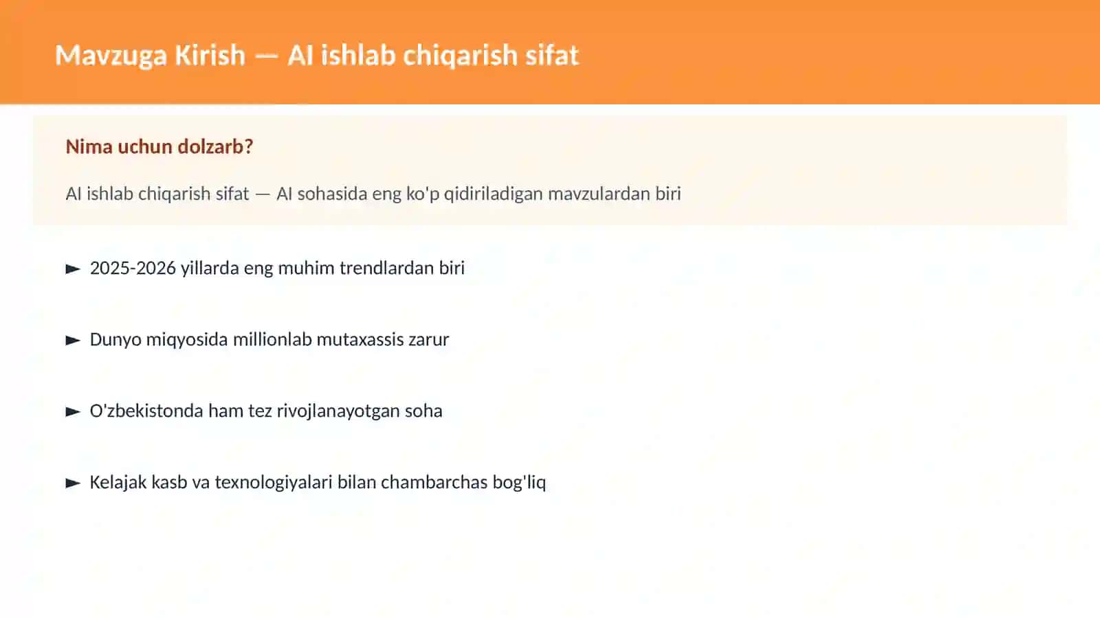 AI AMALIY SOHALARDA 2