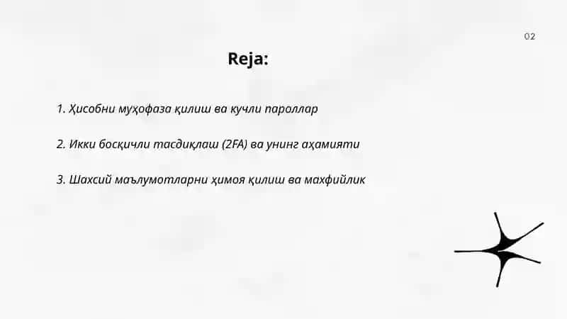 Онлайн ойинлар ва хафсизлик коидалари 2