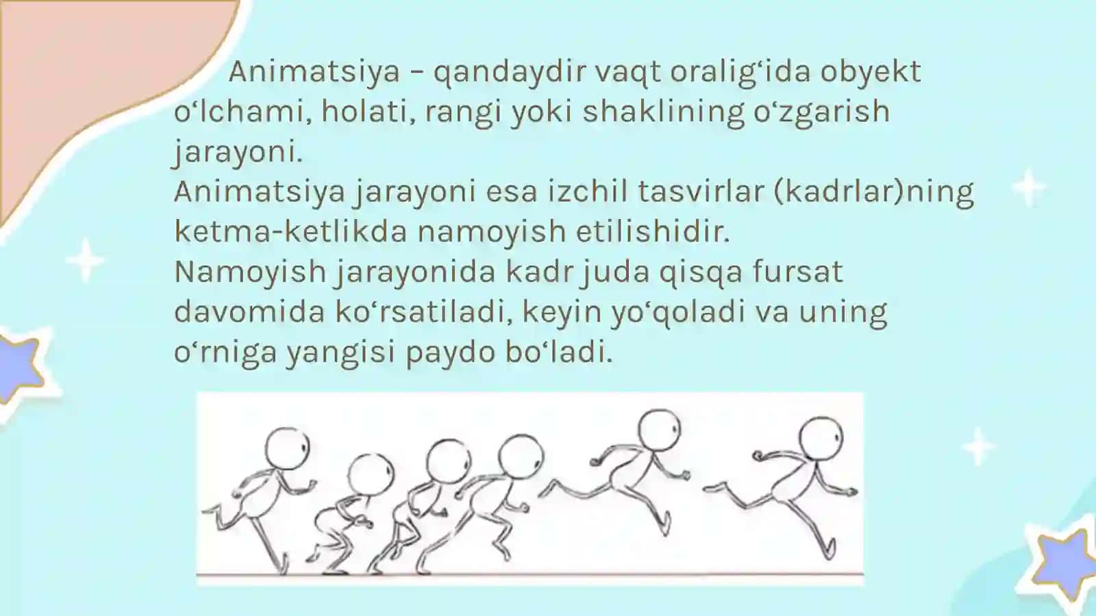 ANIMATSIYA TUSHUNCHASI VA UNING TURLARI 2