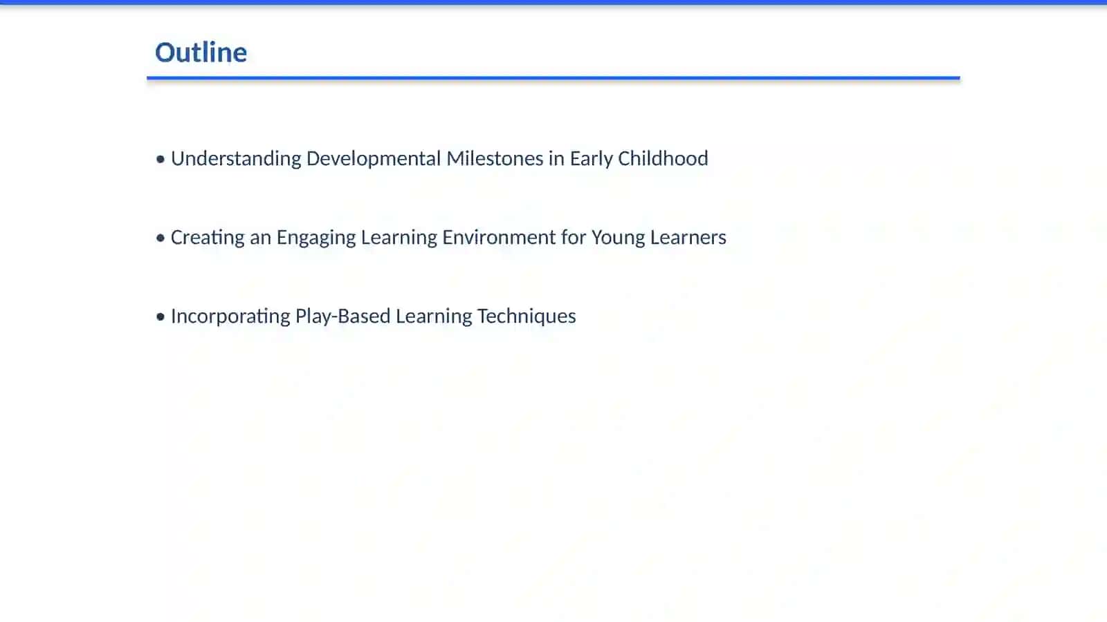 Teaching Very Young Learners (Ages 3-6): Special Considerations 2
