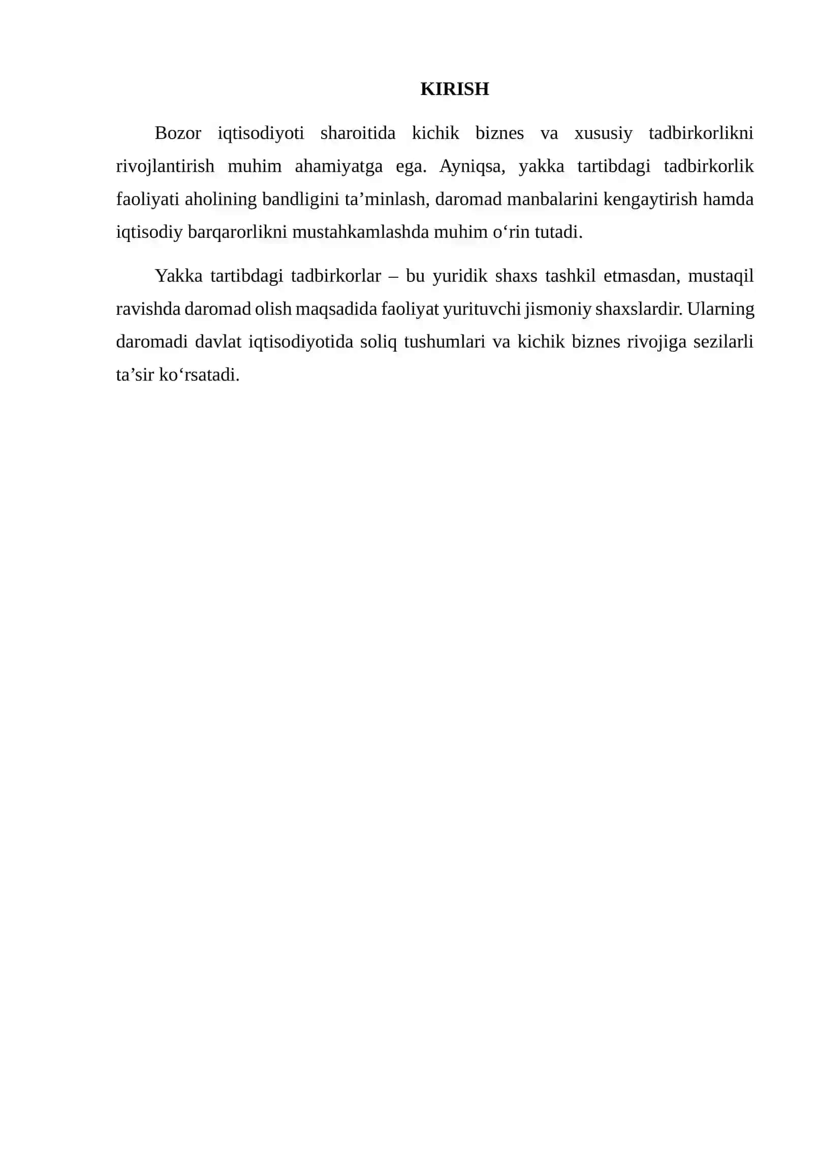 Yakka tartibdagi tadbirkorlik faoliyati bilan shug‘ullanuvchi jismoniy shaxs 2