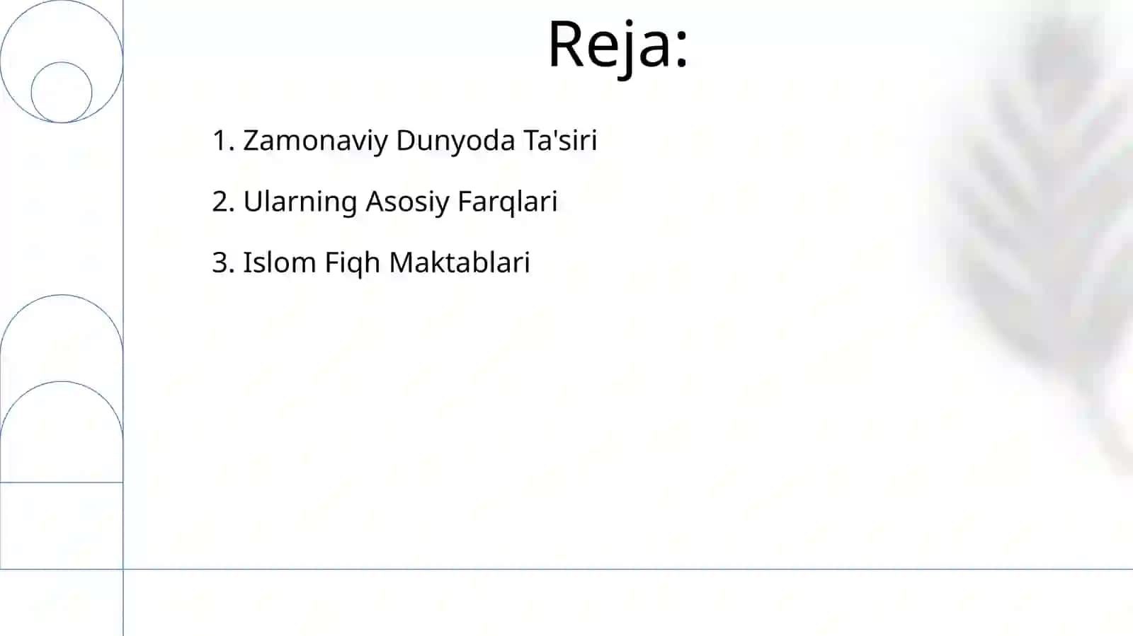 Islomdagi masxablar 2