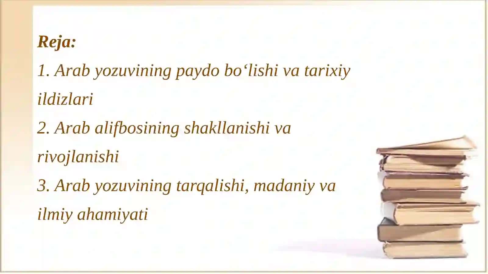 Arab harflarining kelib chiqishi tarixi 2