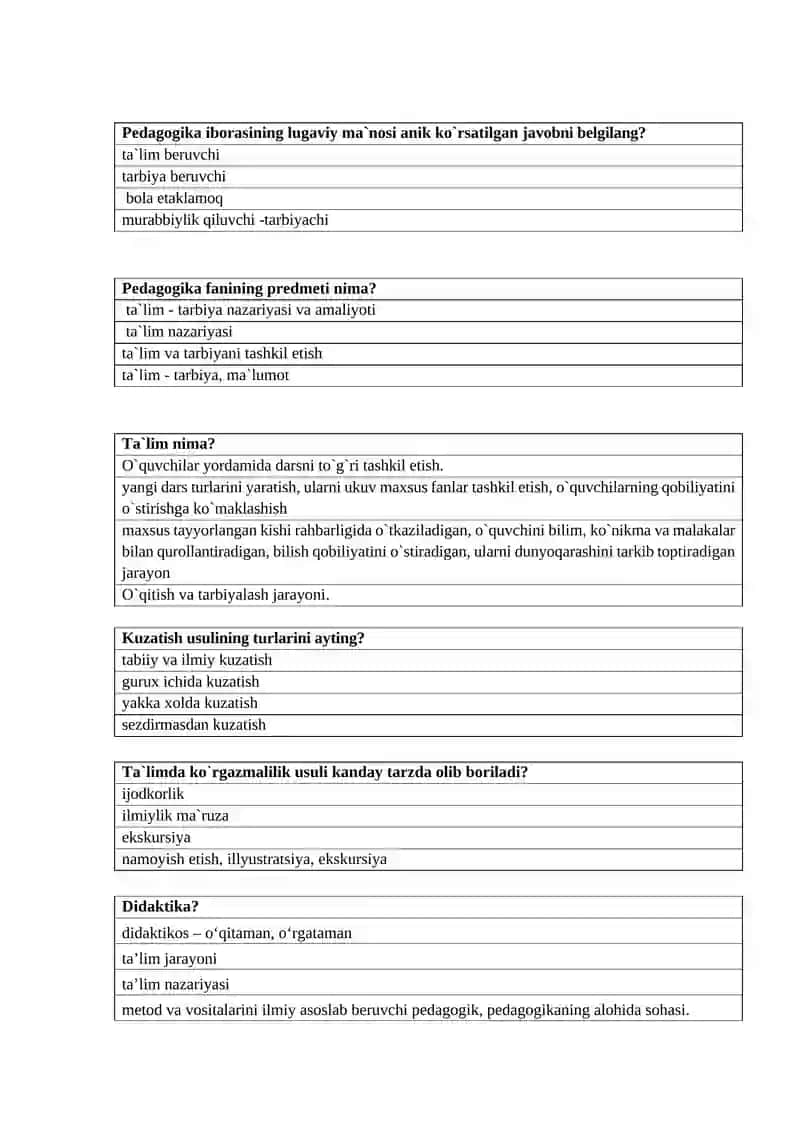 Umumiy pedagogika 2