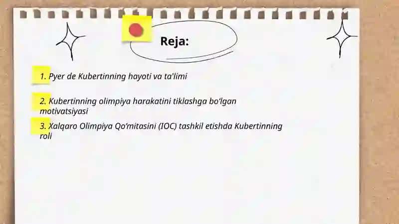Pyer de Kubertinning hayoti va ta'limi 2