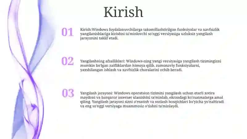 Windows Operatsion Tizimi Yangilash 2
