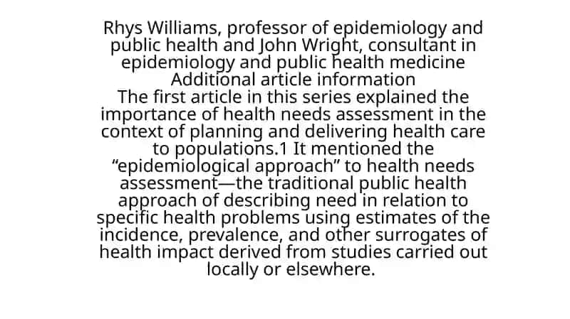 Current problems of modern epidemiological science 2