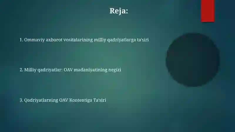 Media madaniyatni shakllantirishda milliy qadriyatlarning oʻrni 2