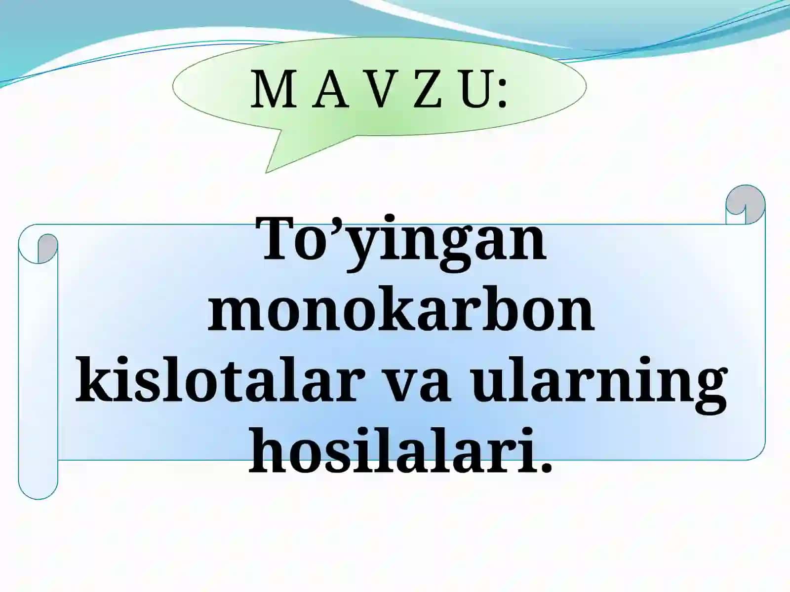 KARBON KISLOTALAR 2