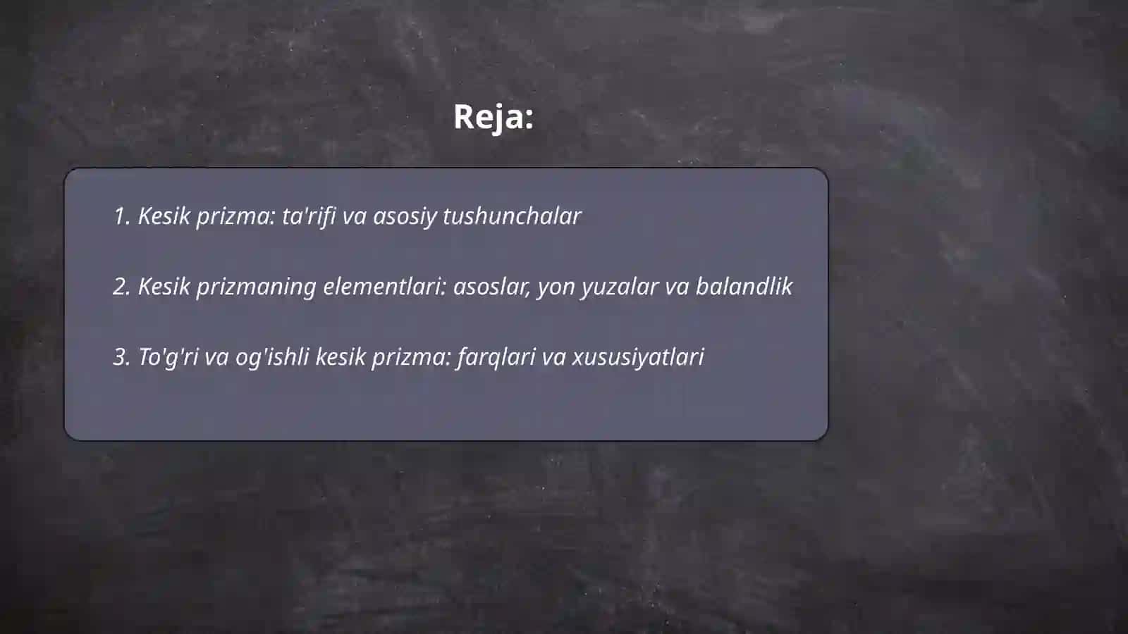 Kesik prizma 2
