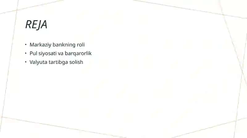 Markaziy bank va iqtisodiy barqarorlik 2