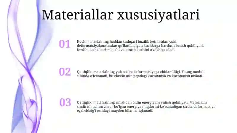 Materiallar Mustahkamligi Harakteristikalari 2